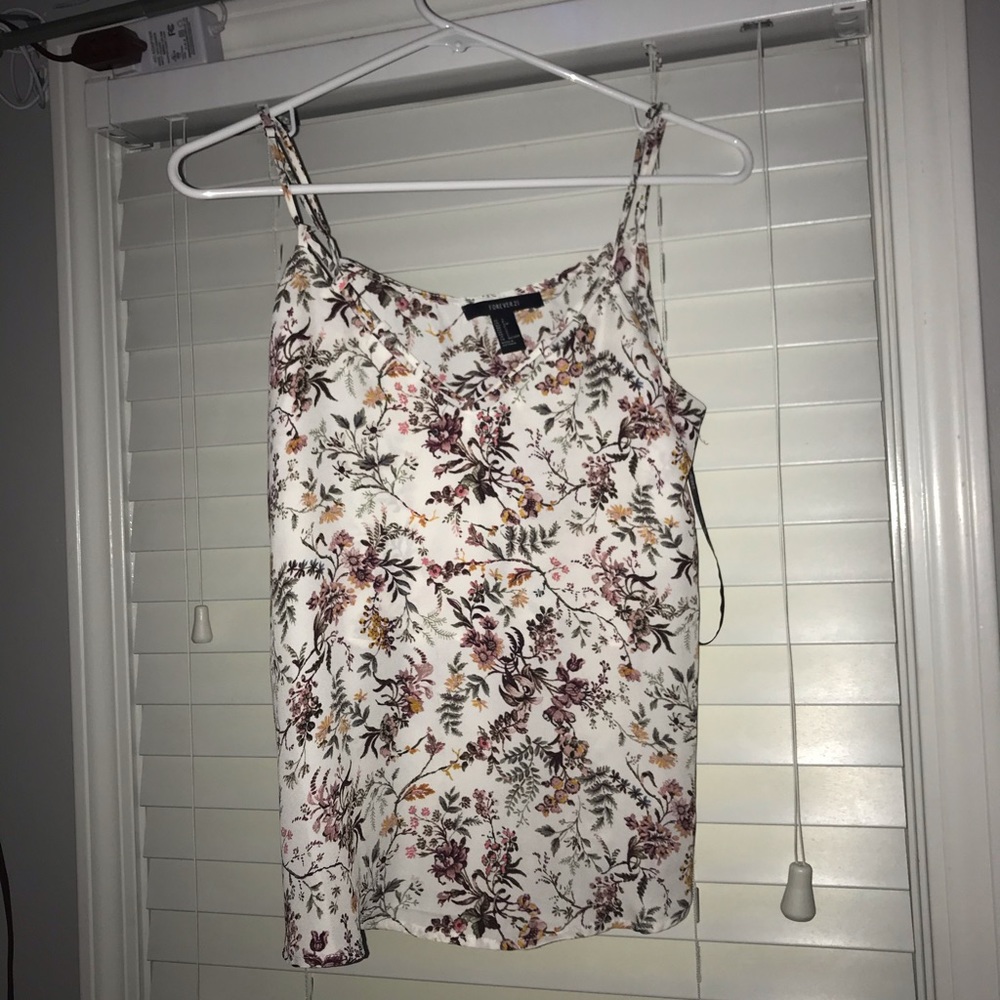 forever 21 floral tank